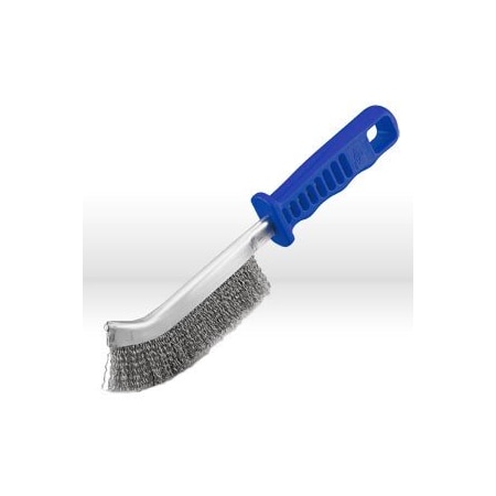 Jaz Hand Scratch Brush, Plastic Handle, Face 5/8", Wire.012", Ss 85130